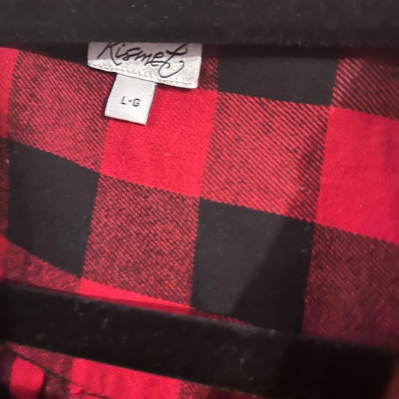 Woman’s top size large buffalo plaid - Picture 3 of 4